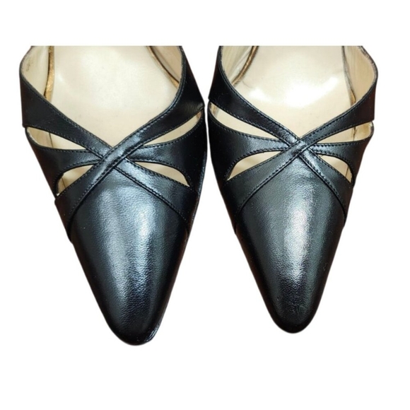 Manolo Blahnik Leather D'Orsay Pumps Size EU 36/US 6 - Picture 4 of 11